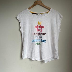 BODEN "Hi" Tee Shirt